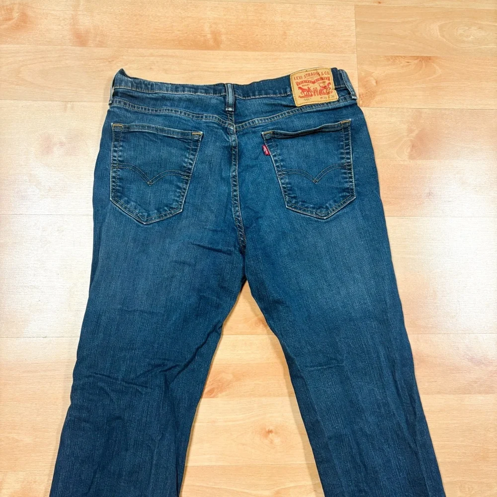 Levi's Medium Wash 541 Athletic Stretch Jeans Mens 34 x 32